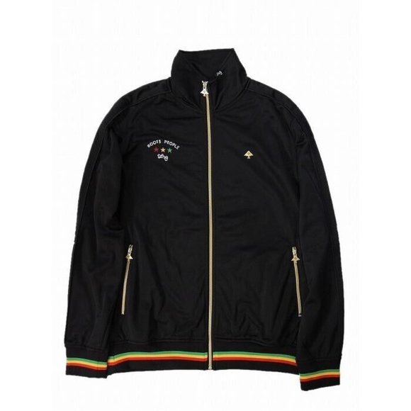 Lifted Research Group LRG Men's Musical Roots Black Track Jacket New 4XL - Picture 1 of 9
